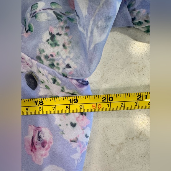 NWT IEENA for Mac Duggal Dress Floral Lavender Size 12 - Picture 11 of 12